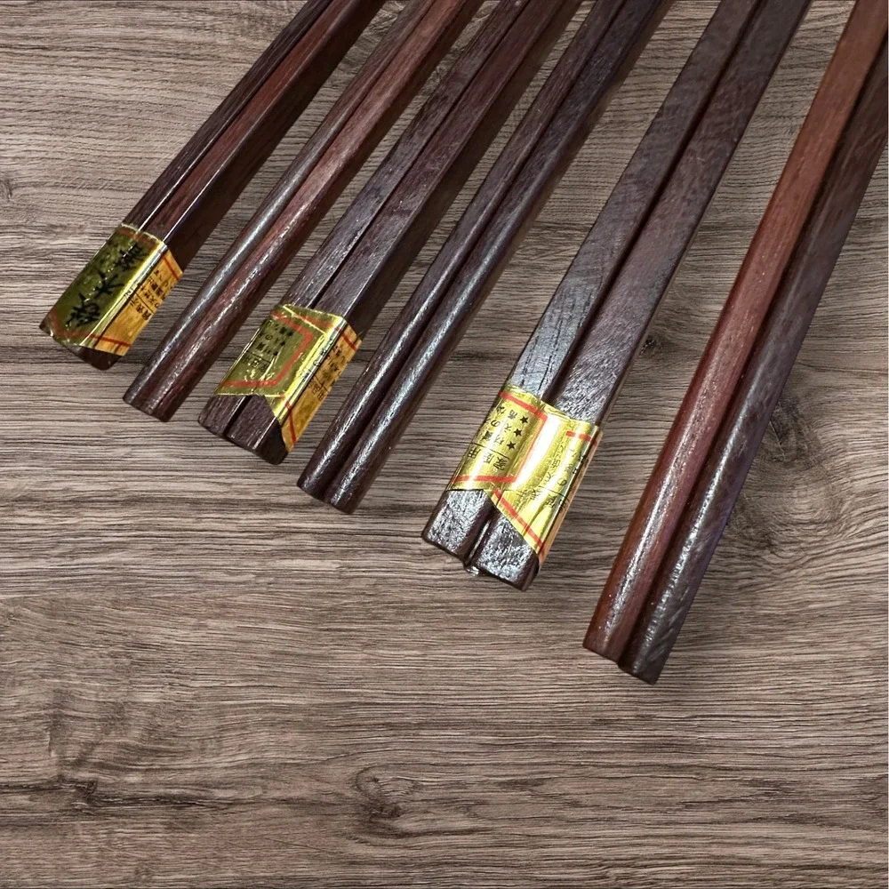 Set Of 6‎ Place Settings - Chinese Blessing Placemats/Napkins/Rings/Chopsticks